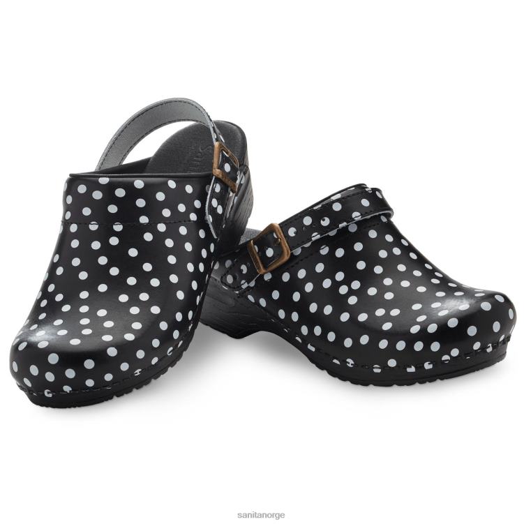 polkadot svart